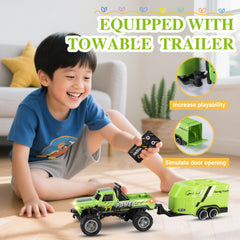 hehred Mini Trailer attachment demonstrates 1:64 compatibility
