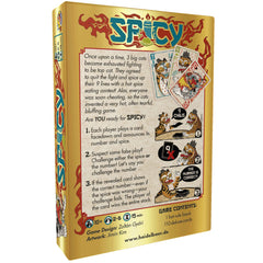Spicy cards showing color-coded peppers and Wasabi for bluffing.