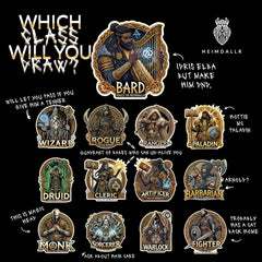 HEIMDALLR premium gold-foil blind bag with Norse-inspired art.