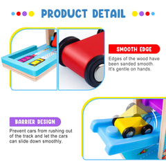 Heirio toddler car ramp offers easy setup with no assembly needed.