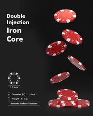 HEITOK aluminum case keeps poker chips organized and protected.
