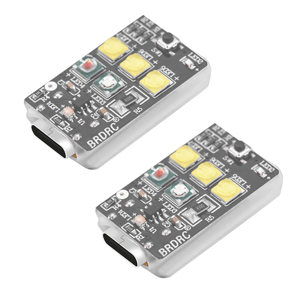 HeiyRC drone strobe light with compact design for quick on-drone mounting at night.
