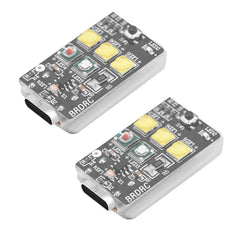 HeiyRC drone strobe light with compact design for quick on-drone mounting at night.