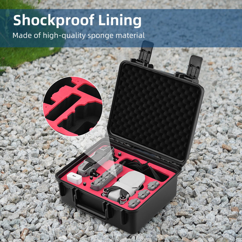 HeiyRC Mini 2 SE 4K Case compact size fits in backpacks easily
