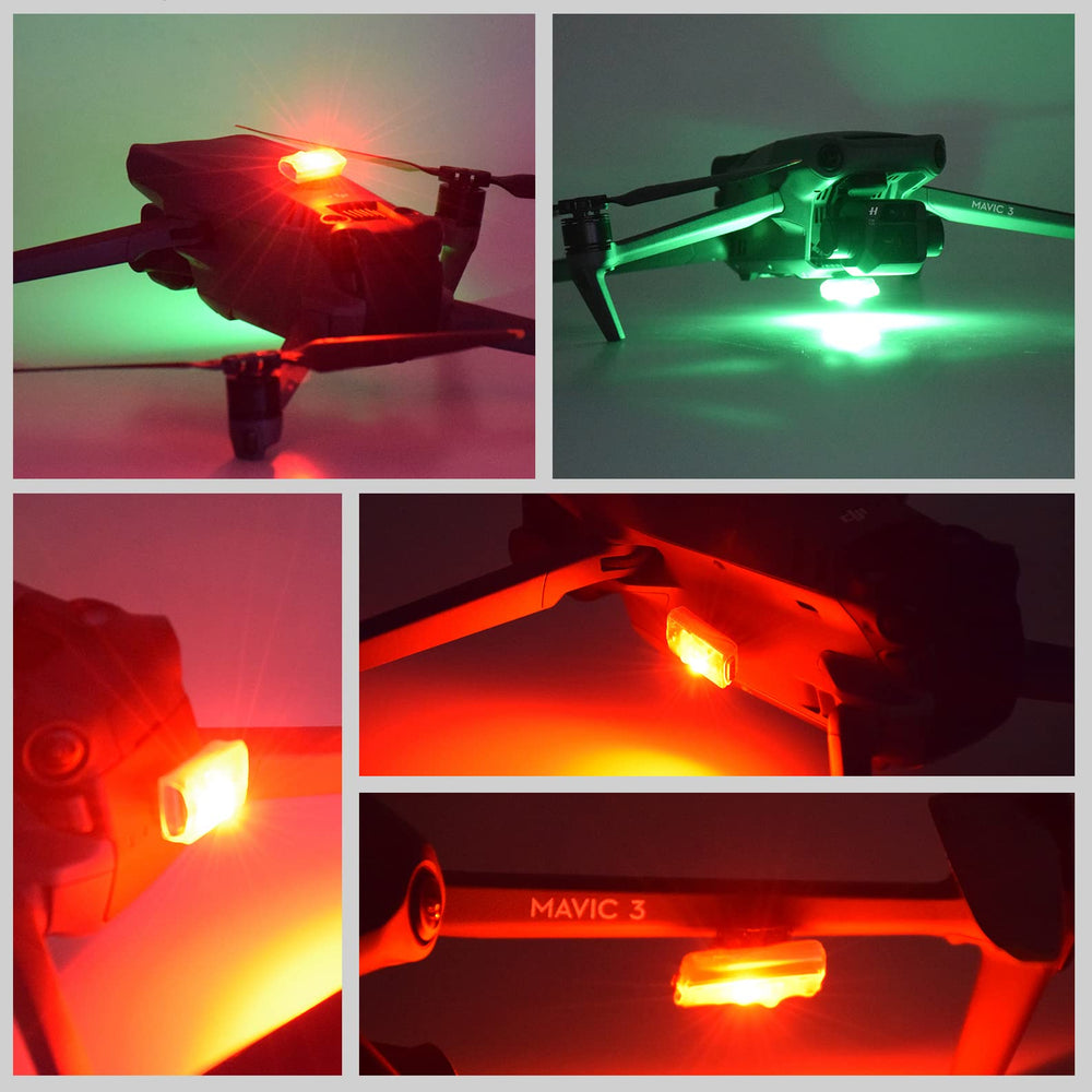 HeiyRC mini drone strobe light, DJI compatibility, works with multiple drone models.