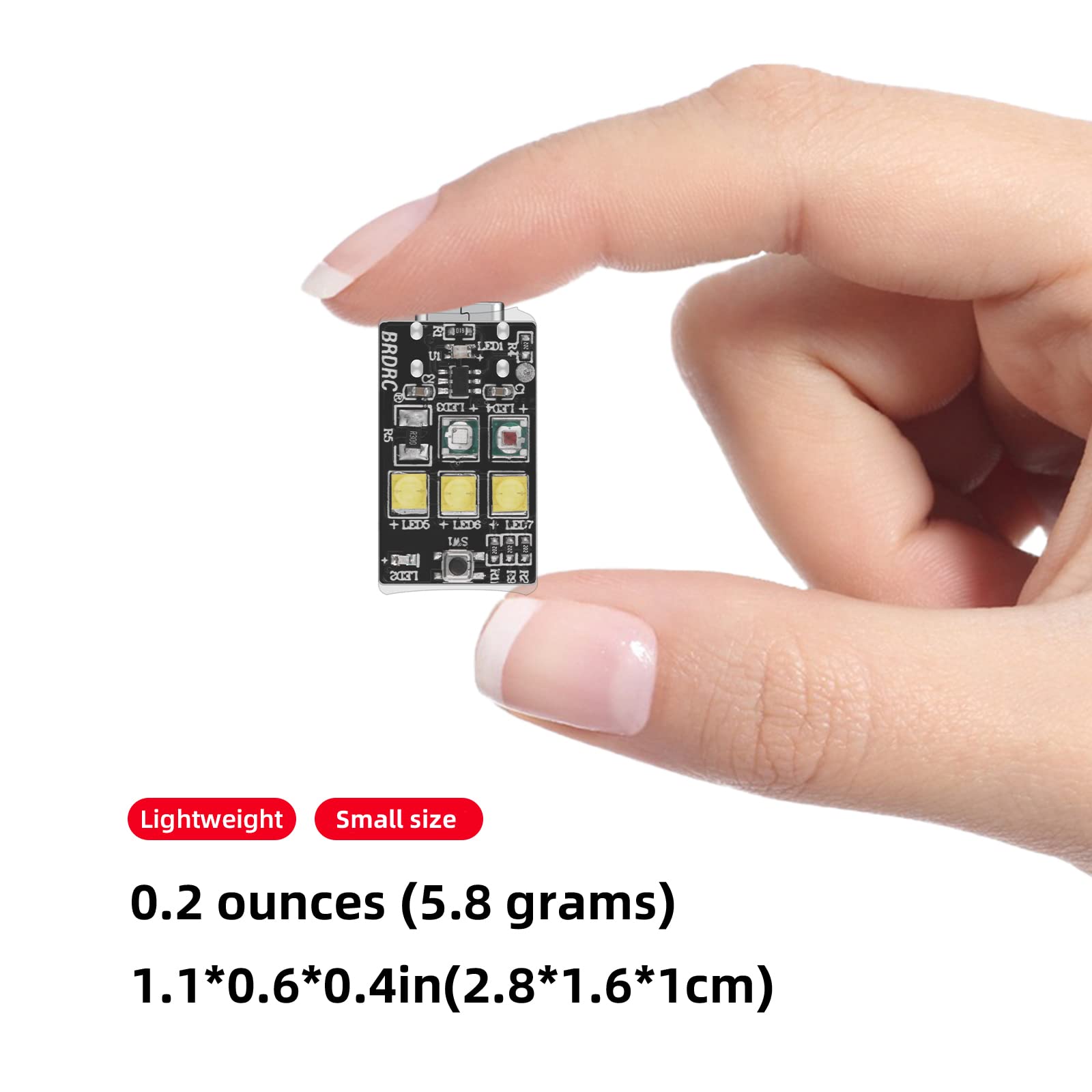 HeiyRC mini drone strobe light, USB charging, easy to power from any port.