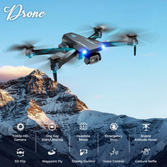Helatt drone one-key takeoff and landing for easy flights