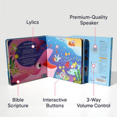 Hello 2 Kids Bible Heroes prints with eco-friendly soy ink for sustainability.