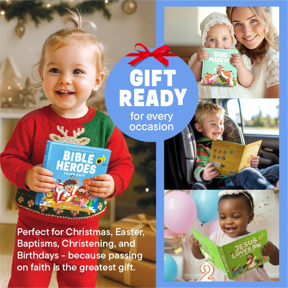 Hello 2 Kids Bible Heroes safety-tested design for family-friendly play.