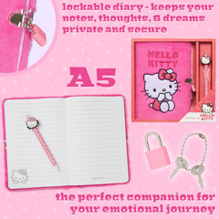 Hello Kitty gift-ready diary and pen set for birthdays