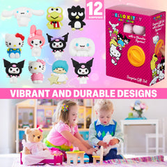 Bright Hello Kitty packaging shown under the tree, ready for holiday gifting