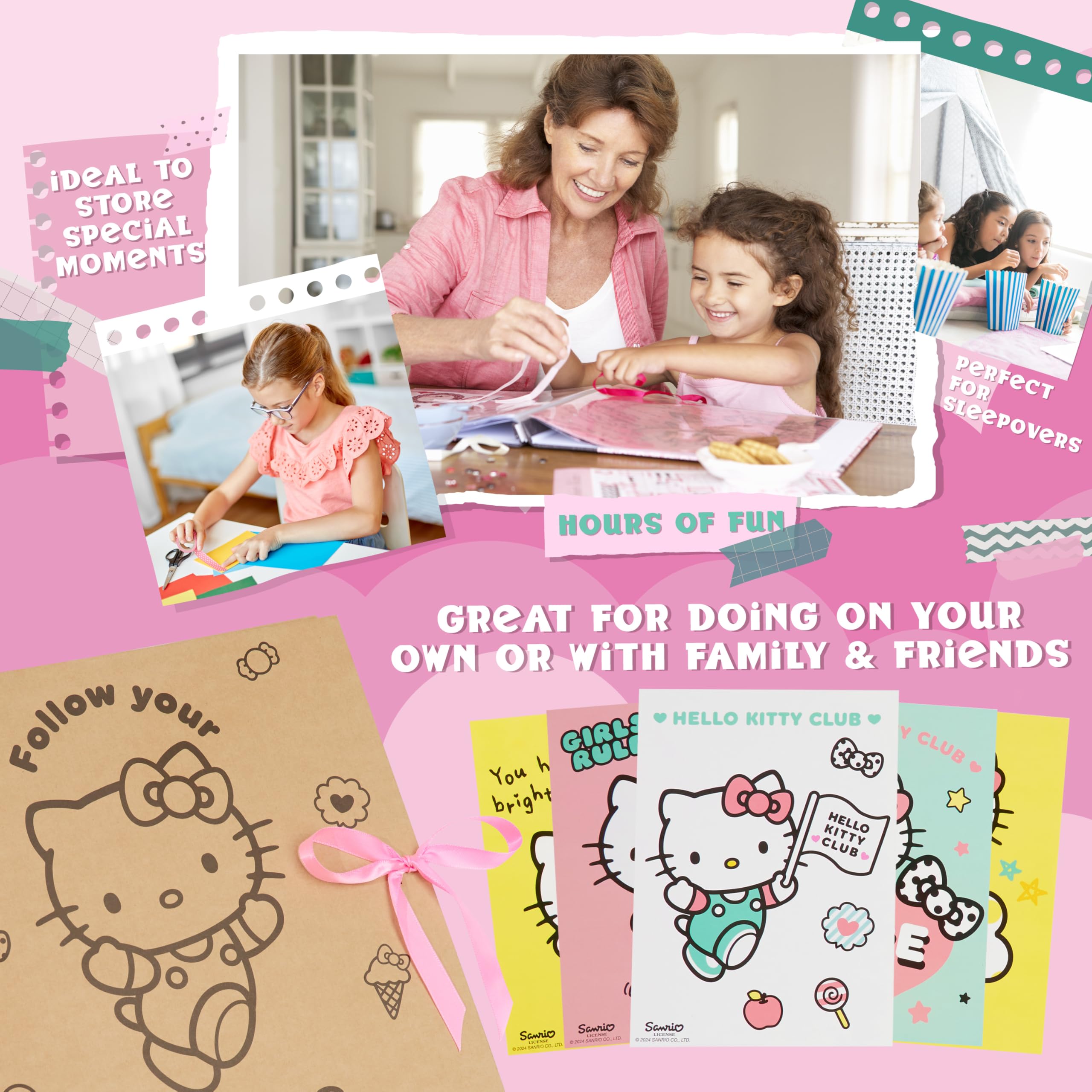 Hello Kitty glitter glue adds sparkle to scrapbooks.