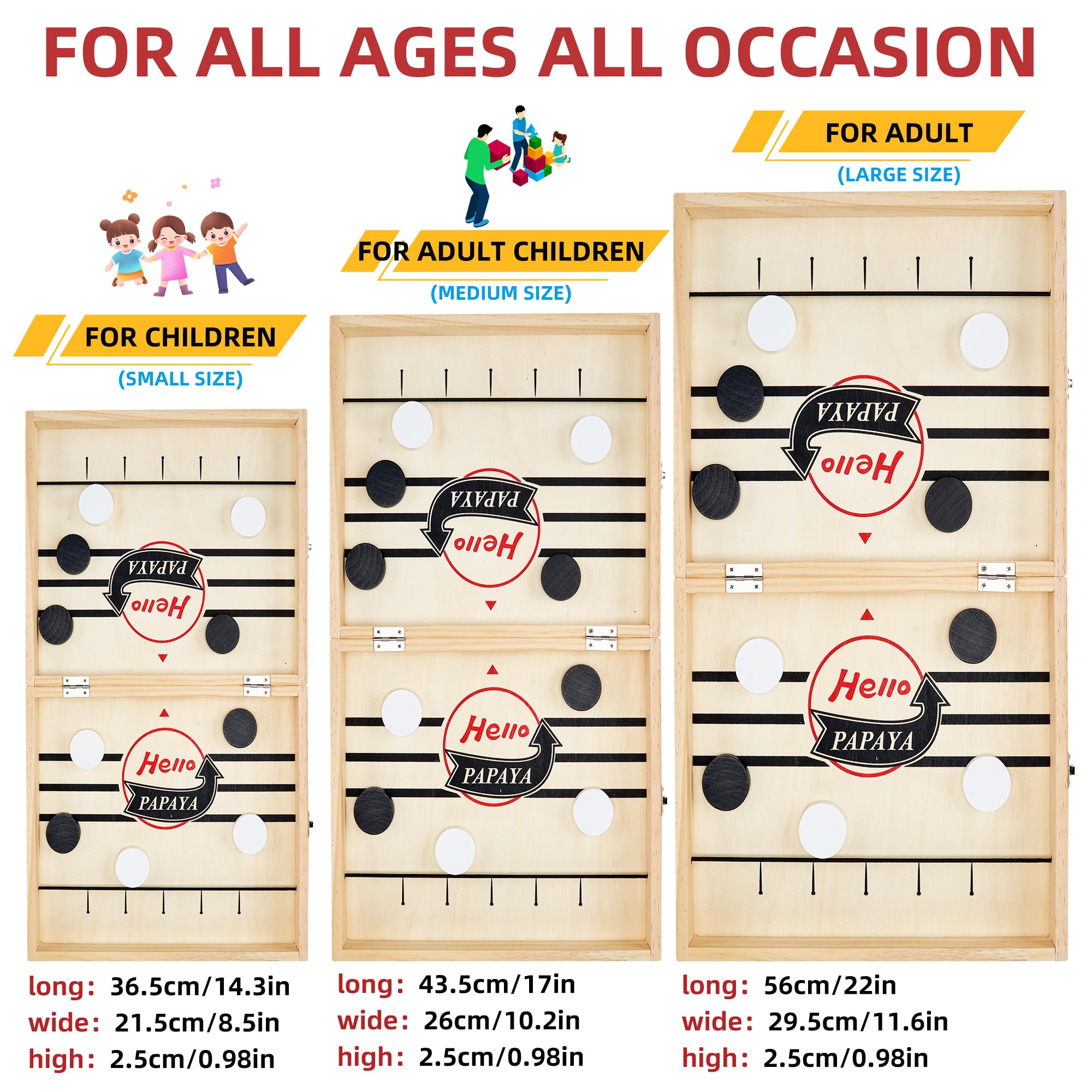 HELLO PAPAYA Family game night setup inspires shared fun and skill practice.