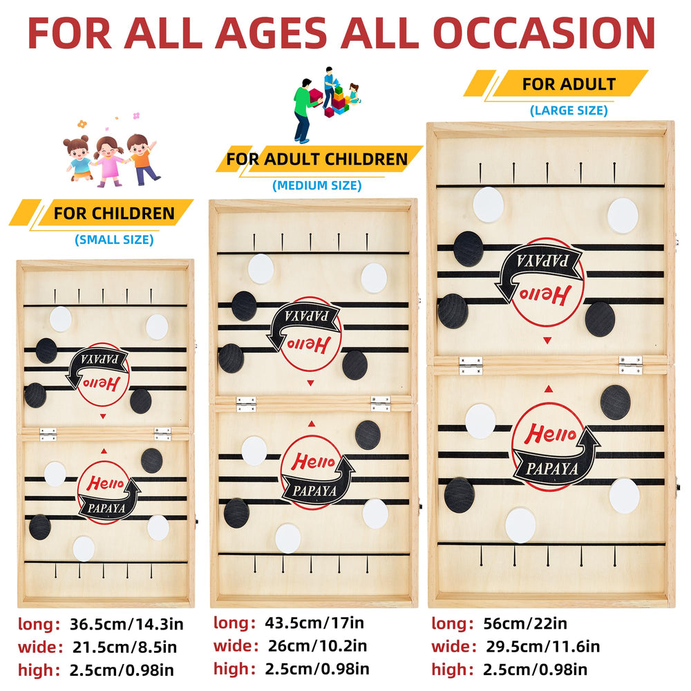 HELLO PAPAYA Family game night setup inspires shared fun and skill practice.