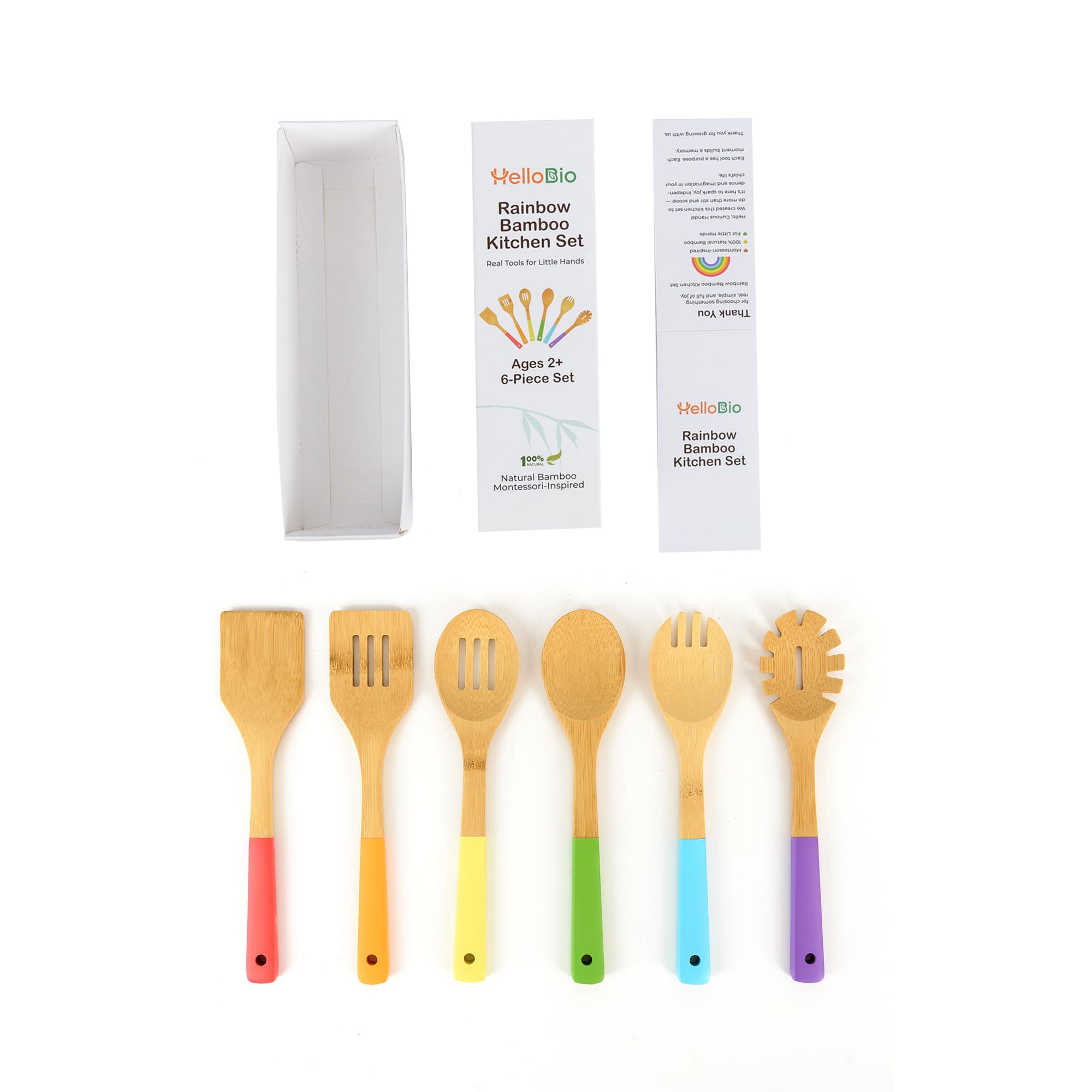 HelloBio Montessori-inspired 6-piece set encourages independent play and prep
