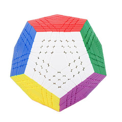HELLOCUBE ShengShou Teraminx 7x7 cube front view, stickerless design for smooth turning