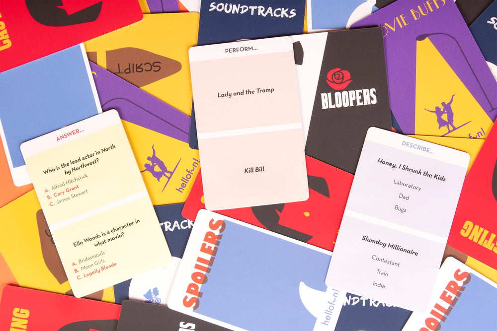 Hellofun I Am Your Movie ready setup simplifies game night.