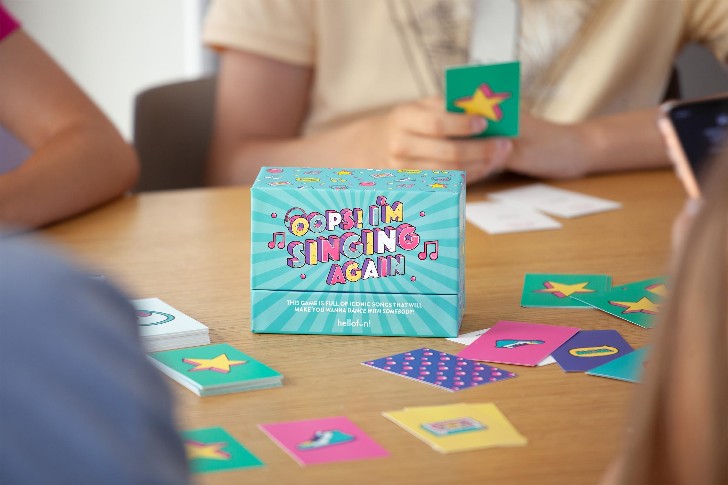 Hellofun! Oops I'm Singing Again! dance moves round boosts fun and movement.