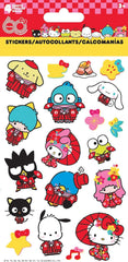 Hello Kitty face sticker book fuels imaginative play.