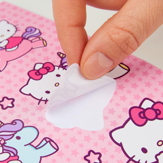 Hello Kitty sticker book spiral bind ready for quick page updates