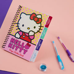 Hello Kitty sticker sheets with varied designs for scrapbooks and notes