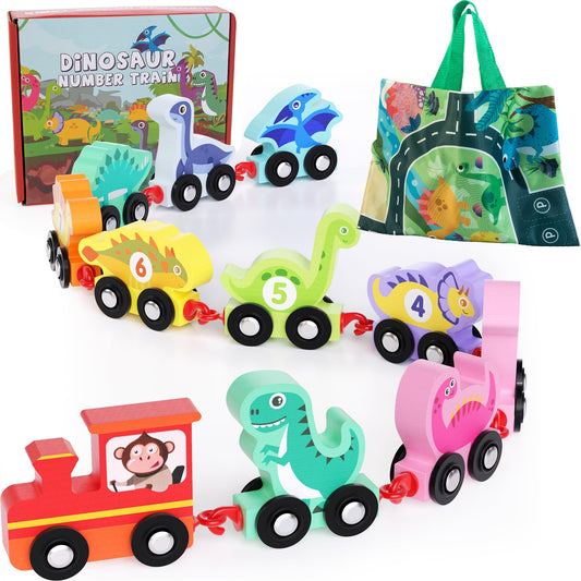 HELLOWOOD wooden-train-cars-hook-system keeps pieces secure during play