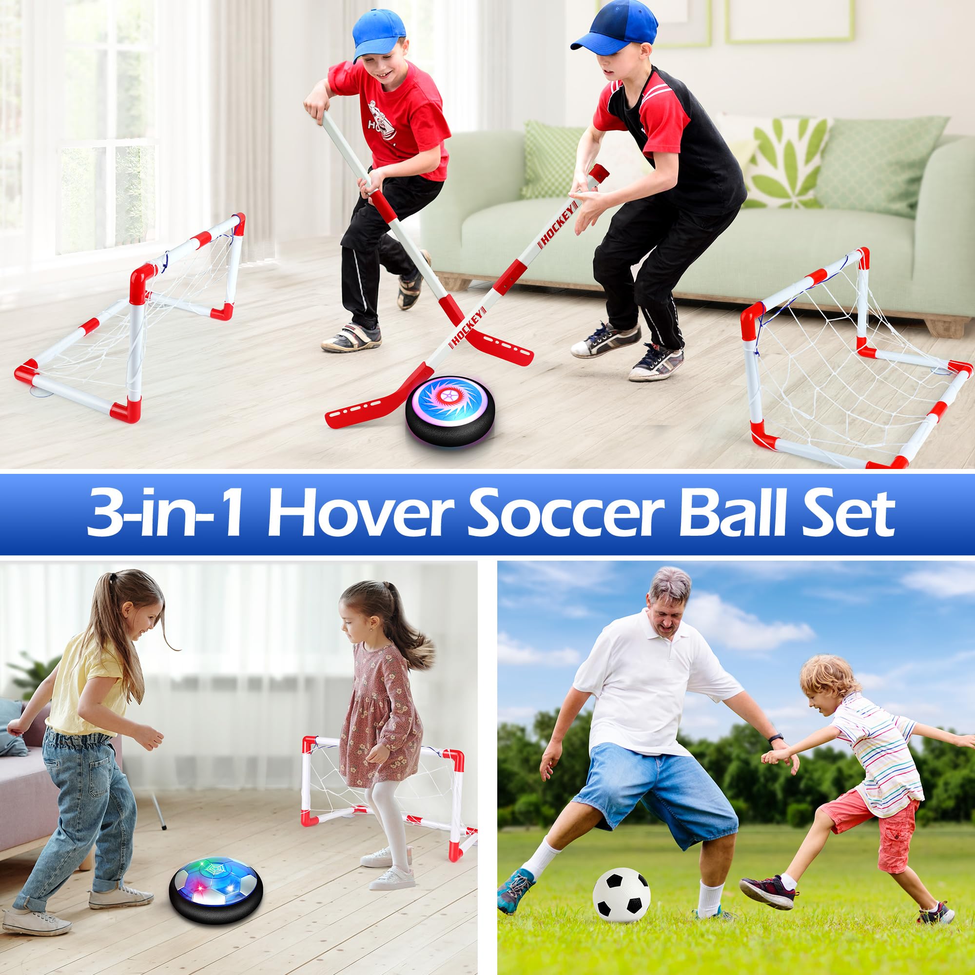 Helsort Hockey Sticks for fast-paced hover hockey sessions.