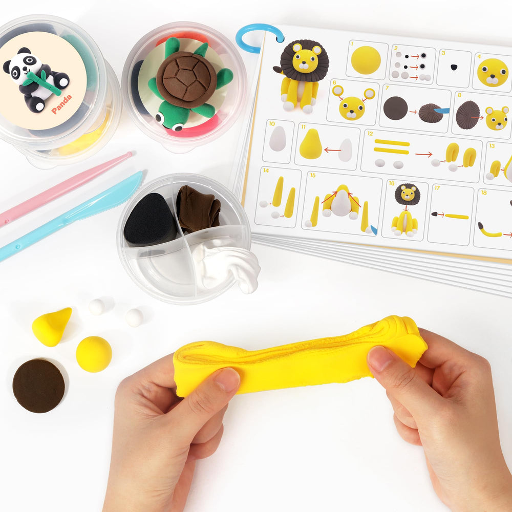 Helsort clay kit uses safe, non-toxic materials for peace of mind