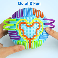 Helsort sensory ball during car ride offers travel-friendly focus and distraction relief