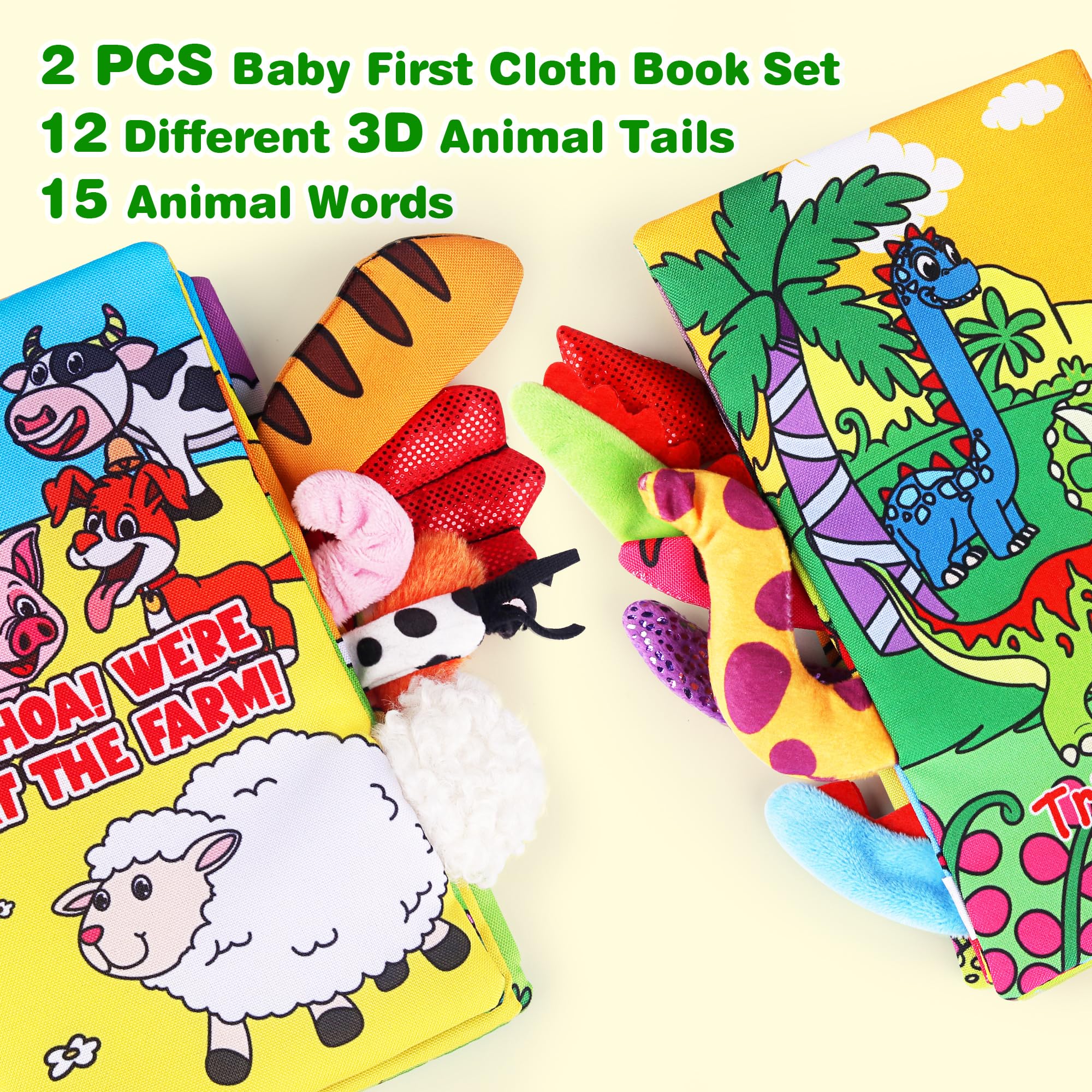 Helsort farm-themed pages invite tactile exploration and color recognition.