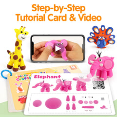 Helsort tutorial cards and video guide for easy step-by-step sculpting