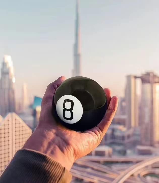 Helvak Mystic 8 Ball packaging display shows retro-inspired gifting or display ideas.