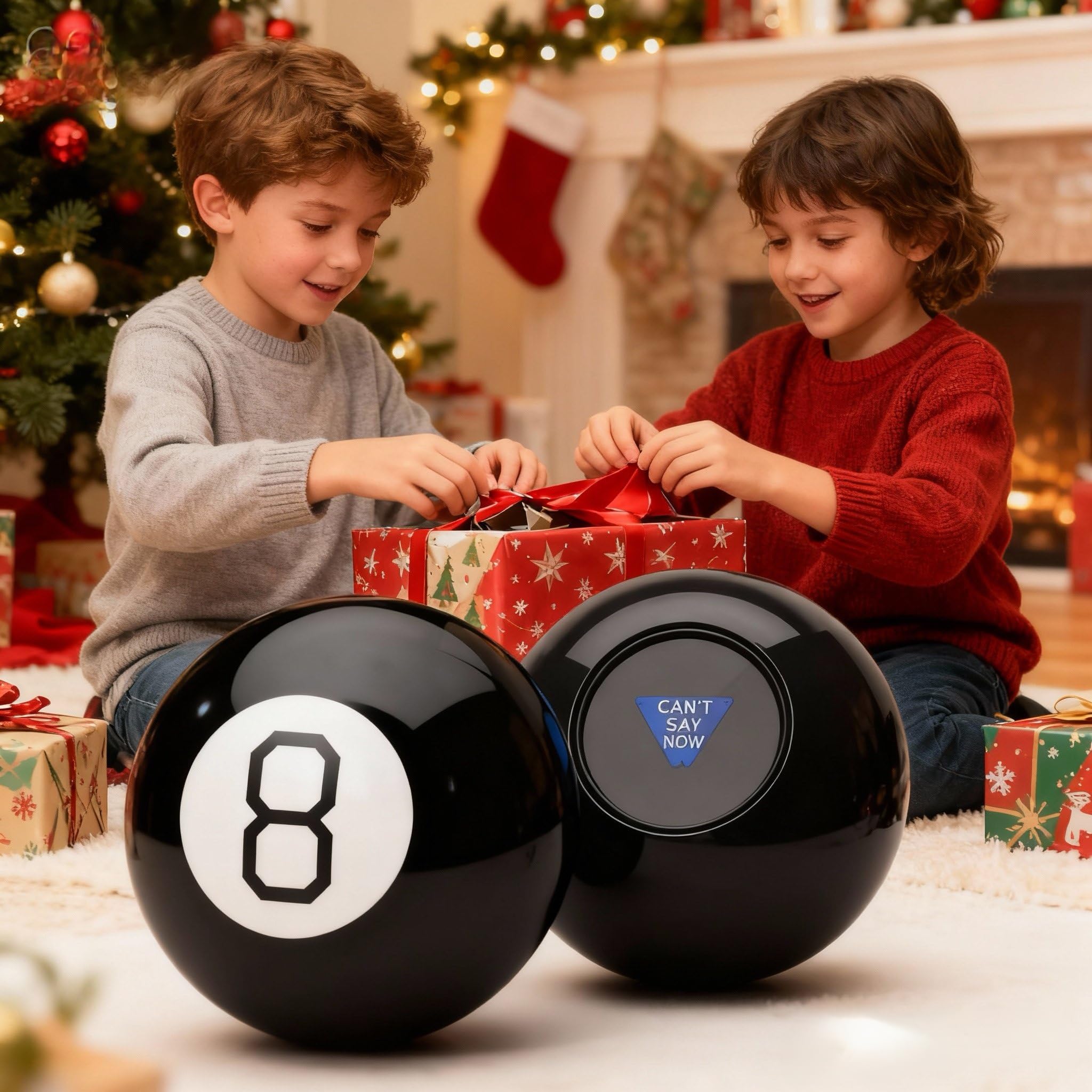 Helvak Mystic 8 Ball window reveal captures the moment your answer appears.