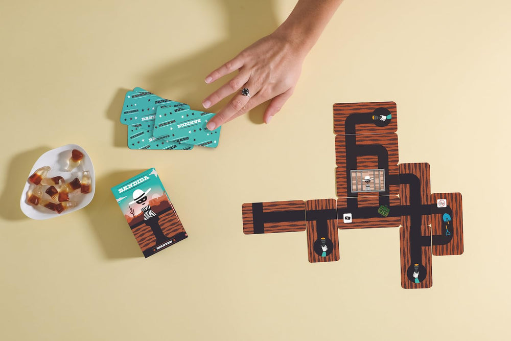 Helvetiq Bandida Card Game deck features new actions for dynamic rounds.