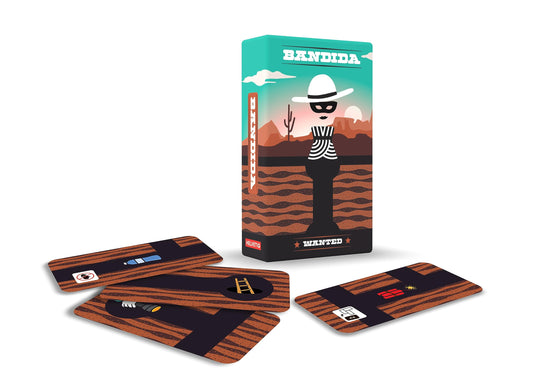 Helvetiq Bandida Card Game gameplay action scene highlights strategic choices during rounds.