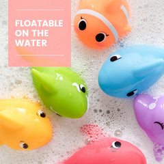 Hely Cancy versatile bath time toy for tub, shower, or pool.