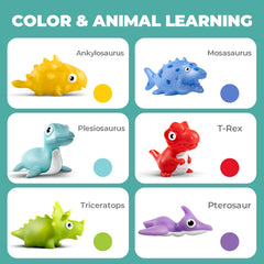 Hely Cancy chew-safe bath toys provide gentle texture for teething-friendly play.