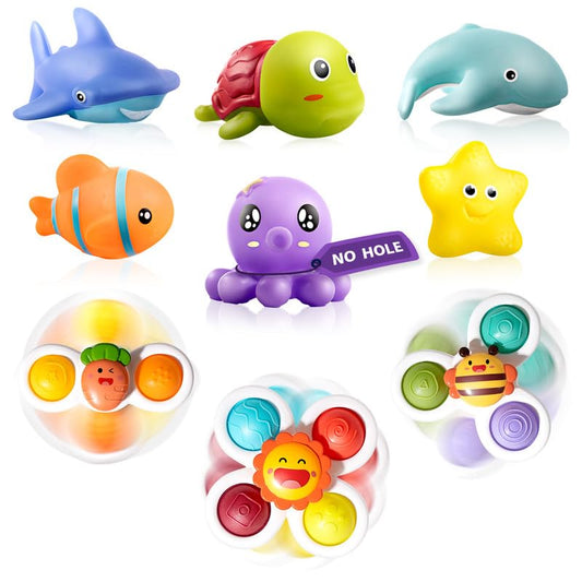 Hely Cancy no-hole dolphin toy for bath time, promotes easy splash play