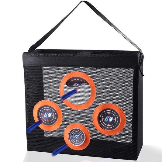Hely Cancy portable mesh target for on-the-go shooting practice.