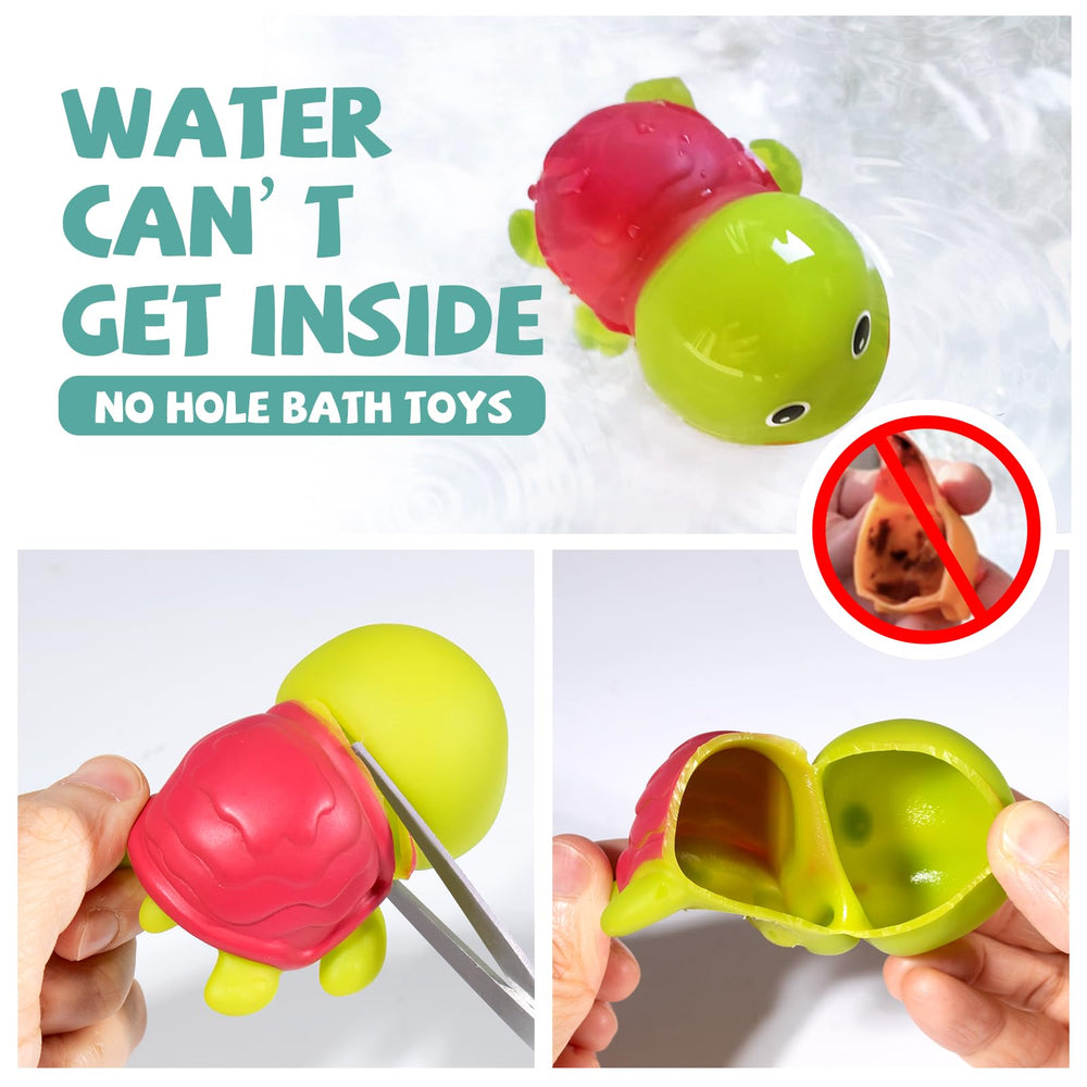 Hely Cancy soft rubber dolphin bath toy with chewable texture for curious little hands.
