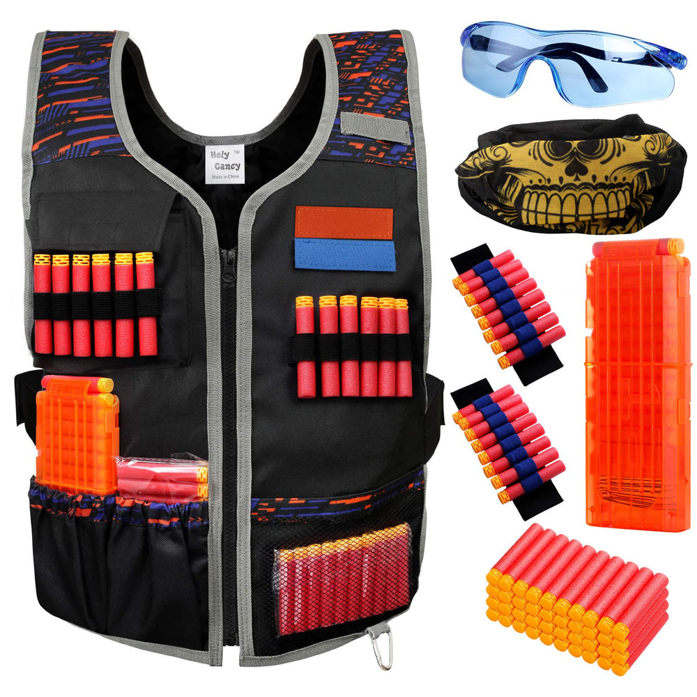 Hely Cancy tactical vest front view showing adjustable fit for adults.