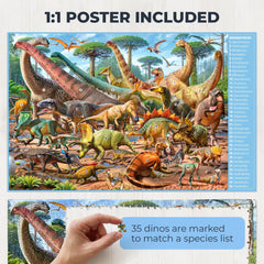 Hemalleon hand drawn paleoart provides an authentic dinosaur illustration for engaging solving