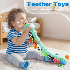 HEMRLY caterpillar mirror during tummy time invites self-discovery and head control.