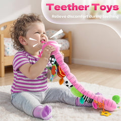 HEMRLY Caterpillar rattle adds gentle sound for attention and engagement