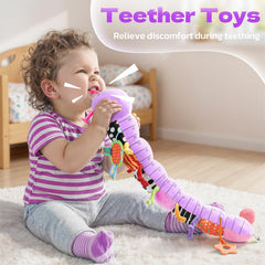HEMRLY caterpillar baby mirror: reflection encourages tummy time and reaching
