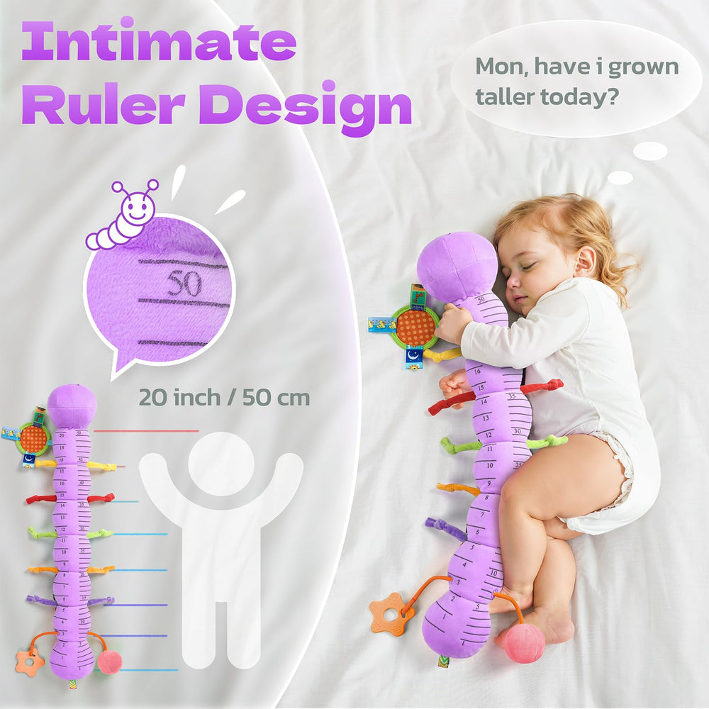 HEMRLY caterpillar rattle vibes: engaging sounds promote grasp and focus