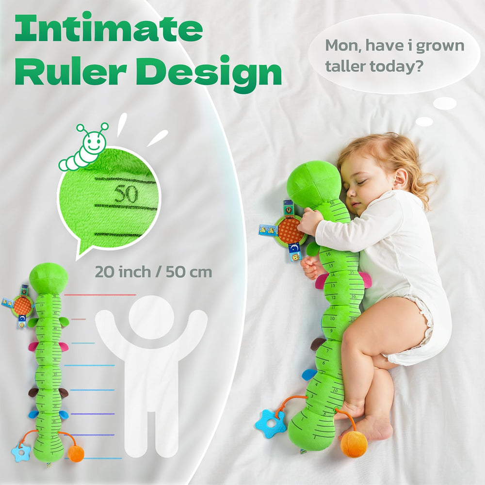 HEMRLY caterpillar rattle—soft sound cues support early motor skills and exploration.