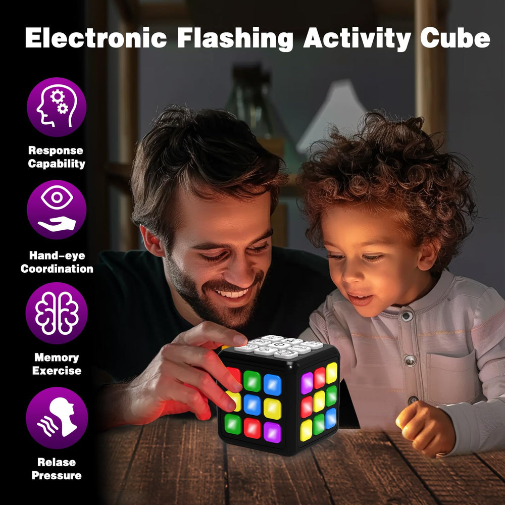 HengsolTalk cube-music-maker lets kids craft playful tunes while they play.