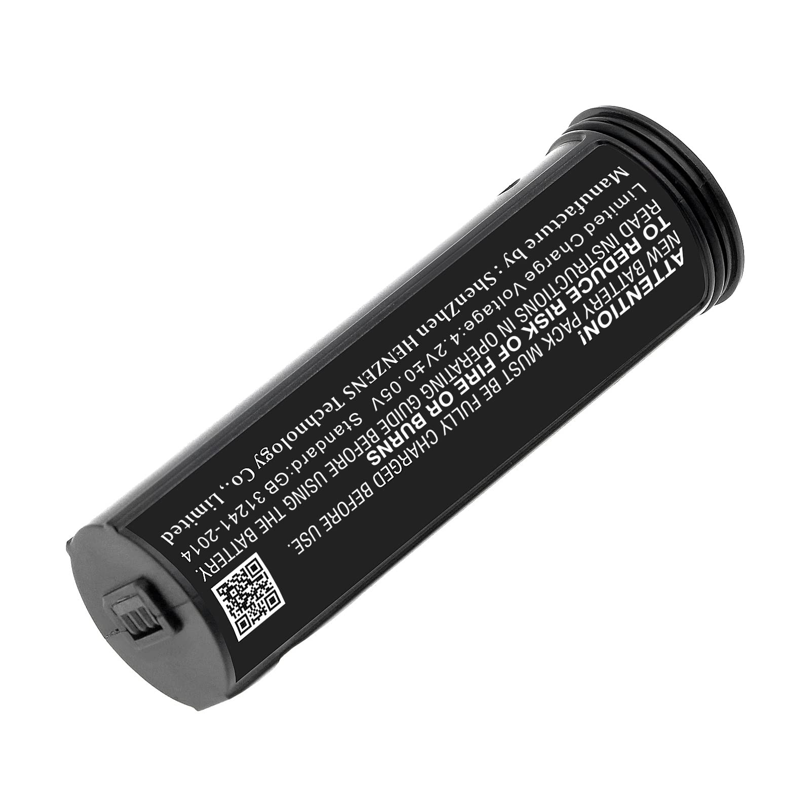 Compact 74.2 x 24 x 24 mm battery fits slim telescope compartments for easy swapping.