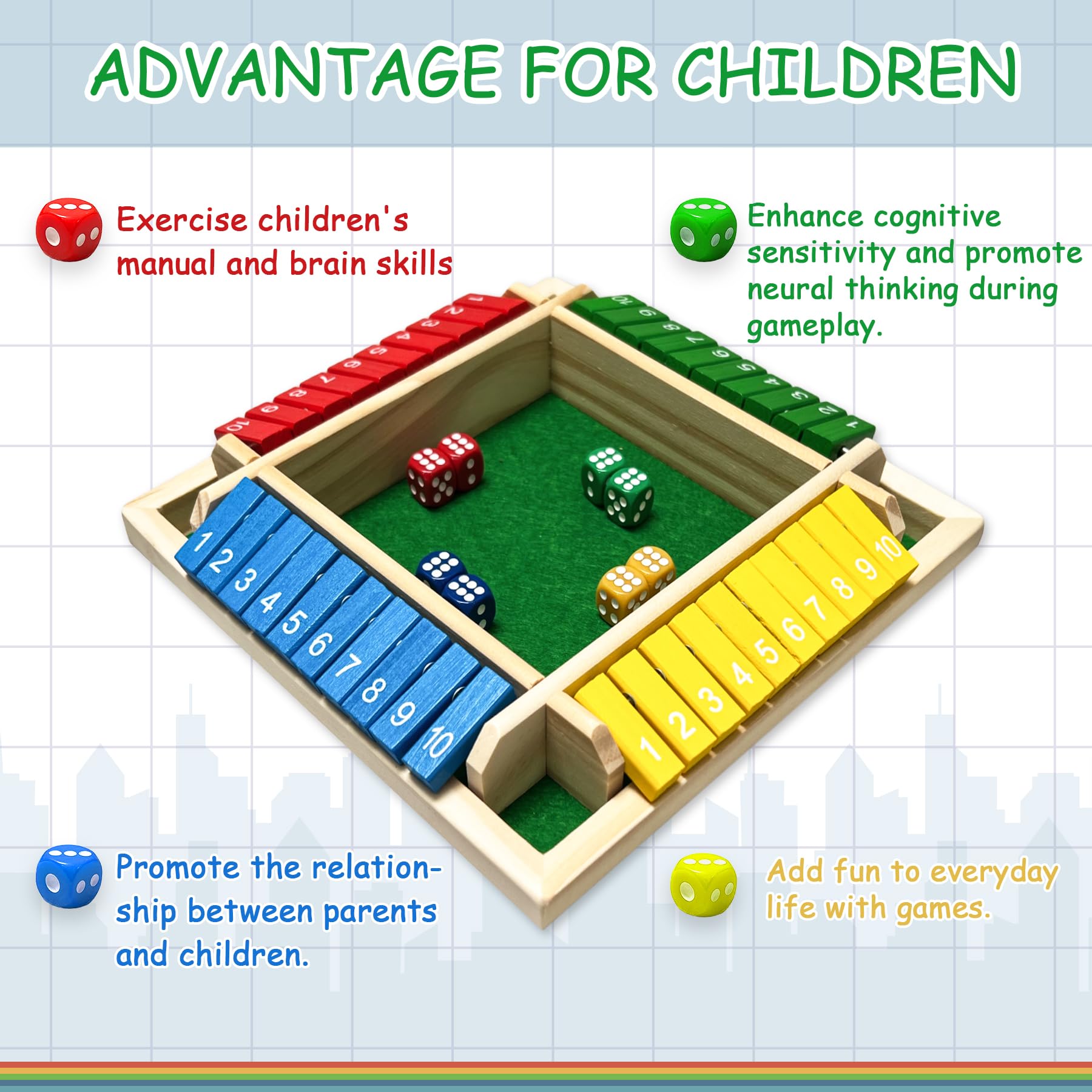 hennaed shut the box game classroom-use image emphasizes engaging math warmups and group activities.